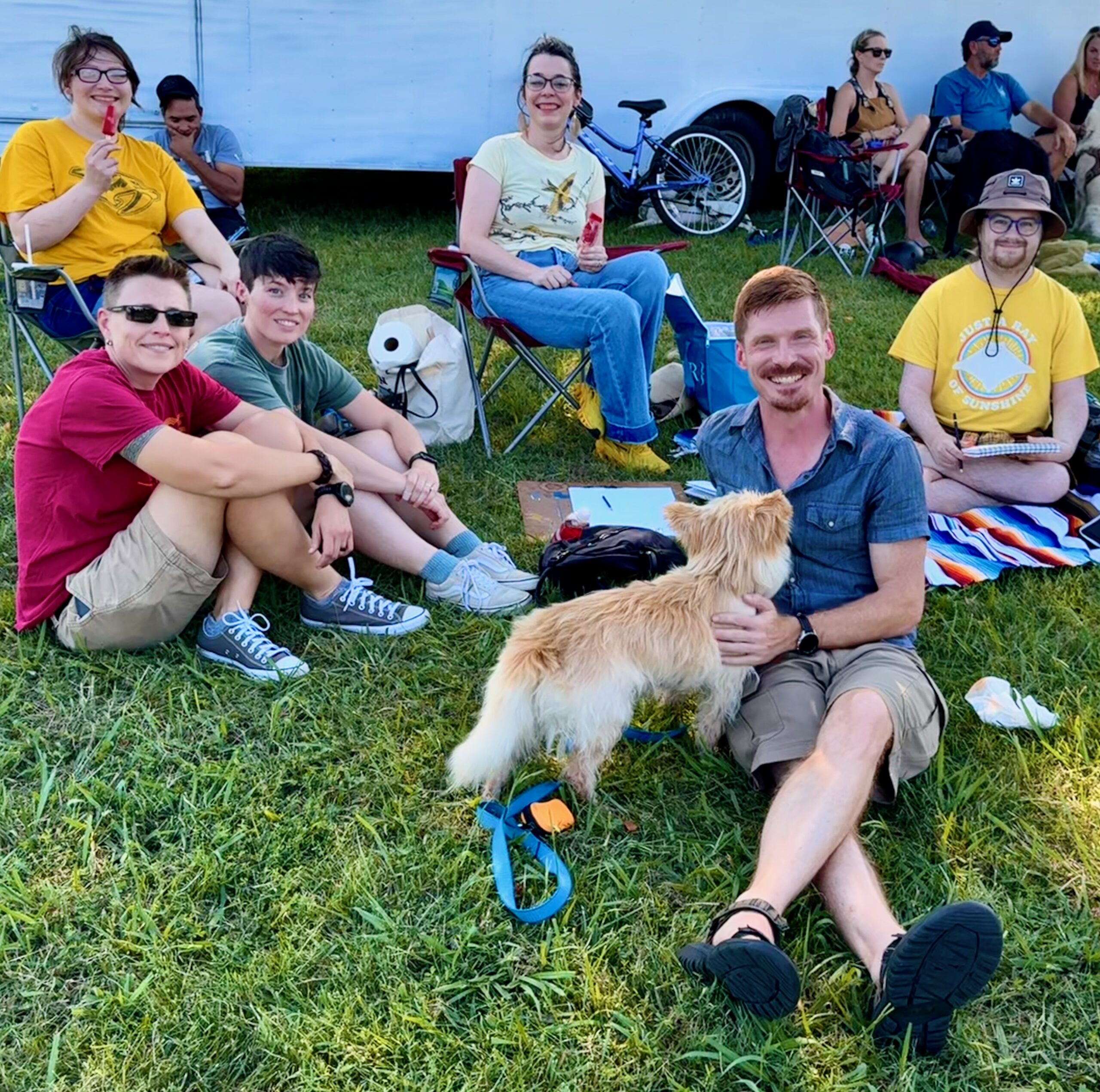 A group gathered for FADE in a Flash 2025